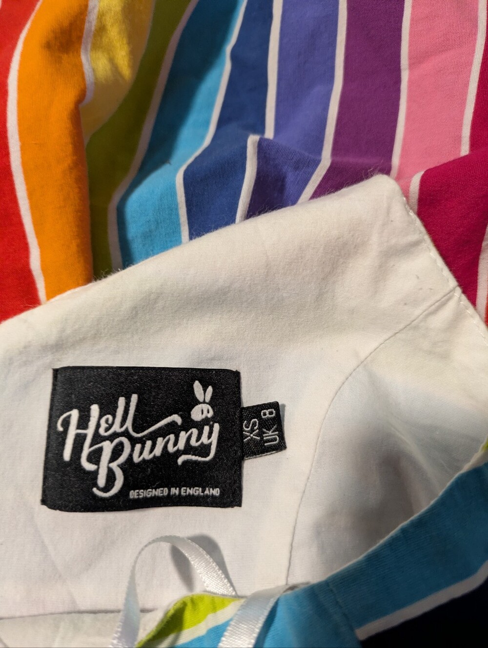 Hell Bunny Rainbow Swing Dress - Picture 3 of 3